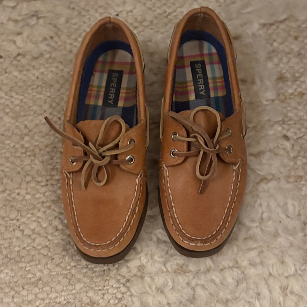 Sperry Women's Tan Leather Loafers